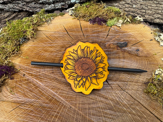 Hair Slide - Sunflower