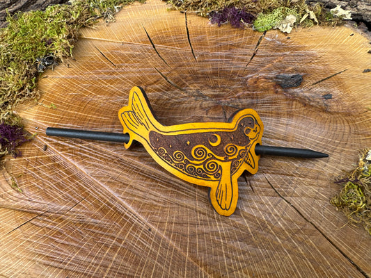 Hair Slide - Celtic Selkie