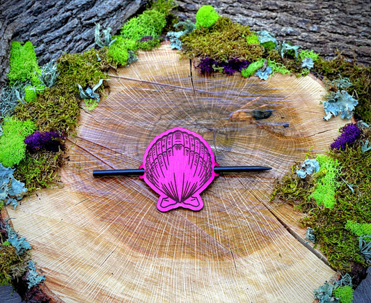 Hair Slide - Seashell