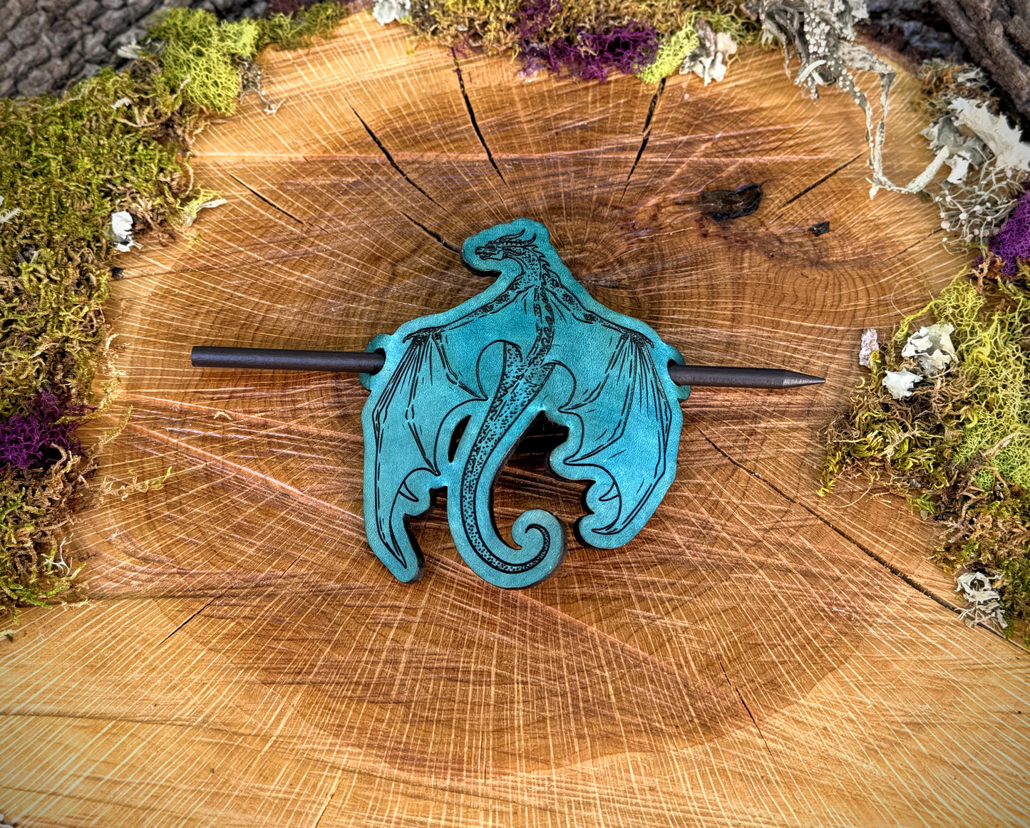 Hair Slide - Dragon