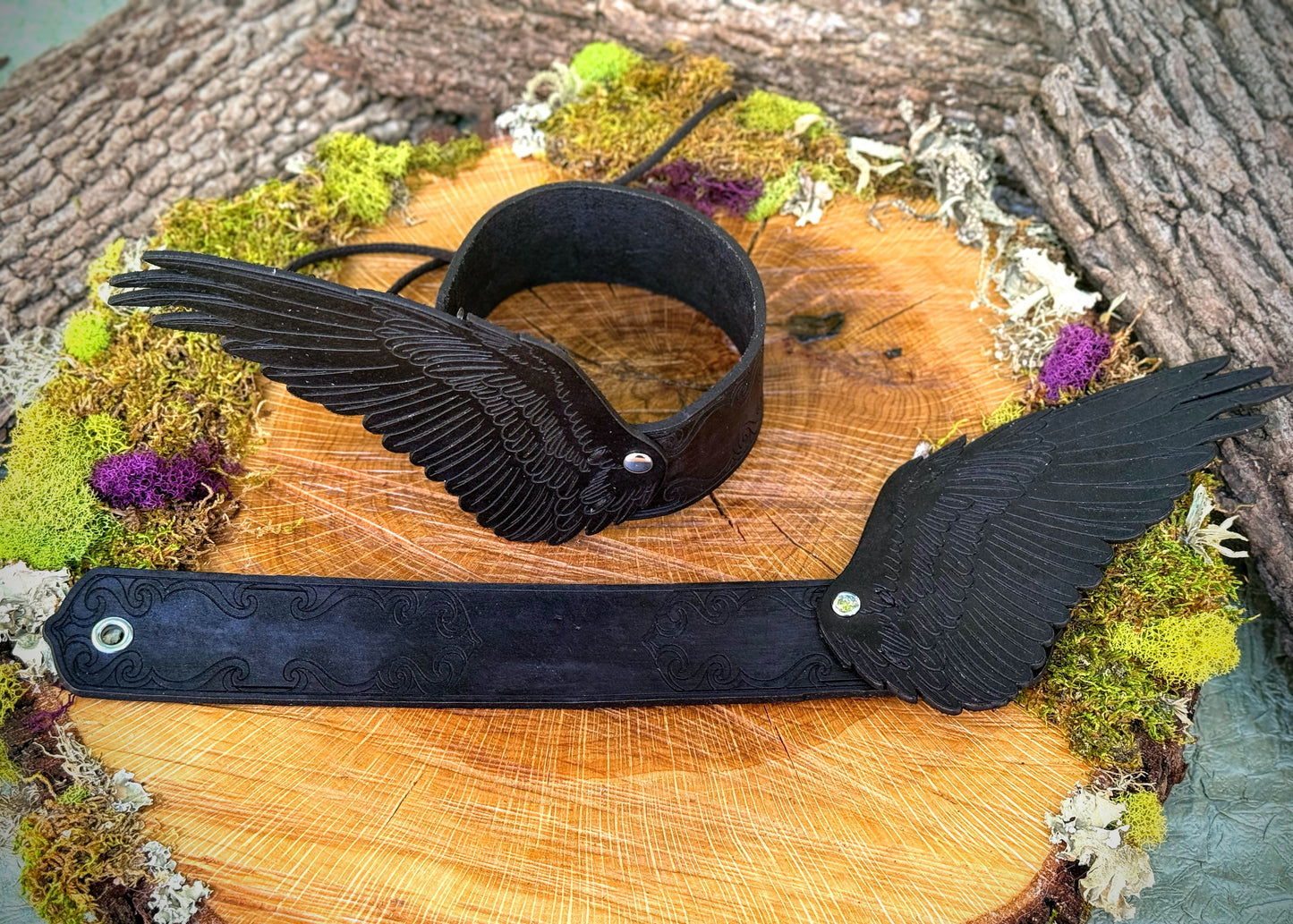 Mirage Collection - Winged Anklets/Arm Bands (Pair)