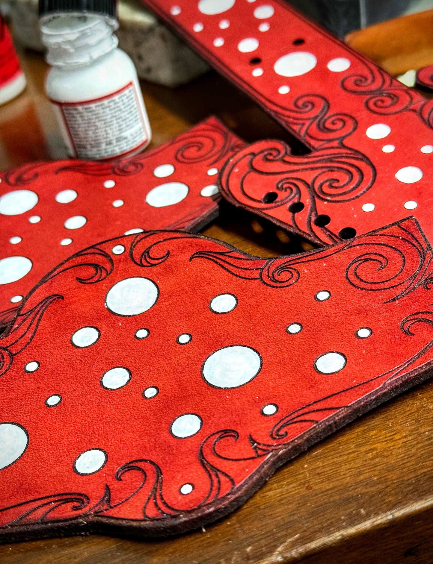 Add On - Painted Embellishments - Mushroom Spots