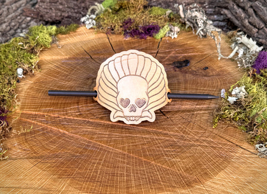 Roots Collection - Skullshell Hair Slide