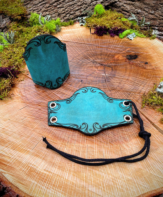 Roots Collection - Teal Bracerlette