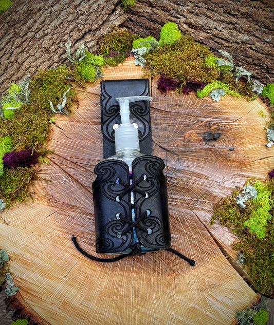 Roots Collection - Black Hand Sanitizer Holster